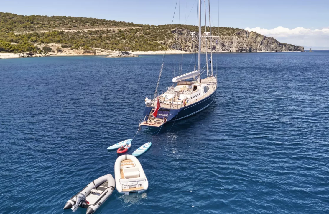 An image of Eratosthenes yacht