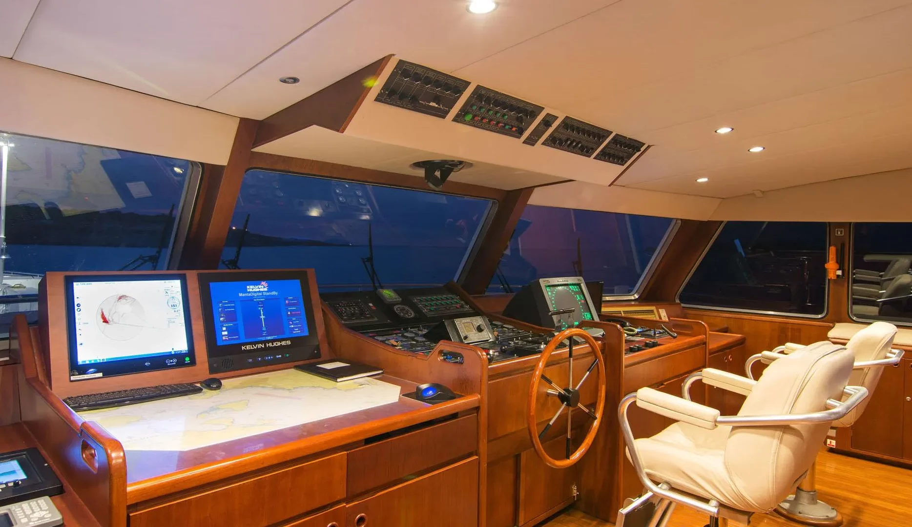 A preview of interior Bridge driving area