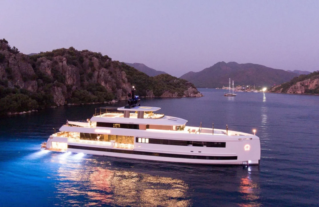An image of Aquarius yacht