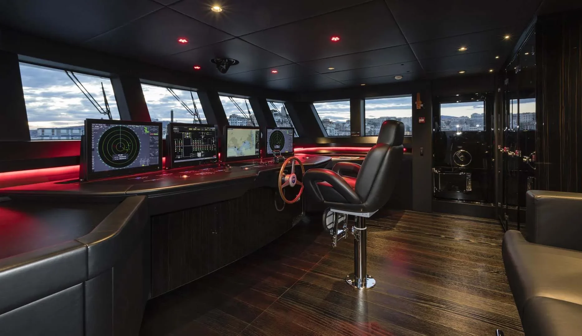 A preview of interior Bridge driving area