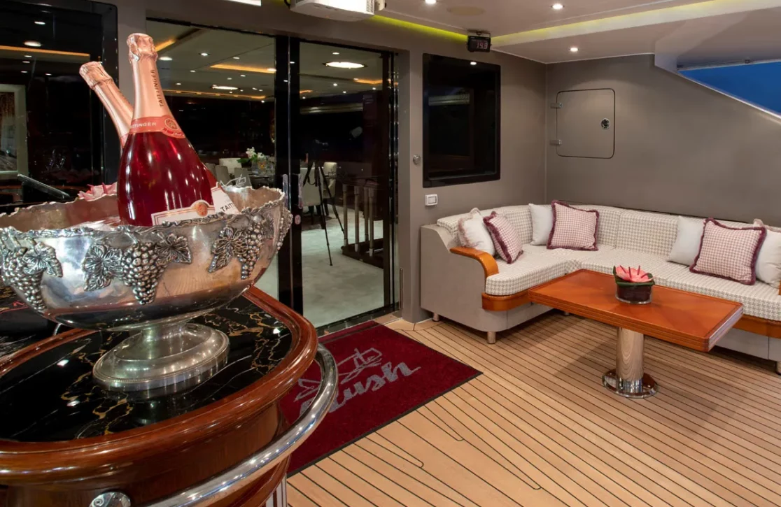 An image of Blush yacht