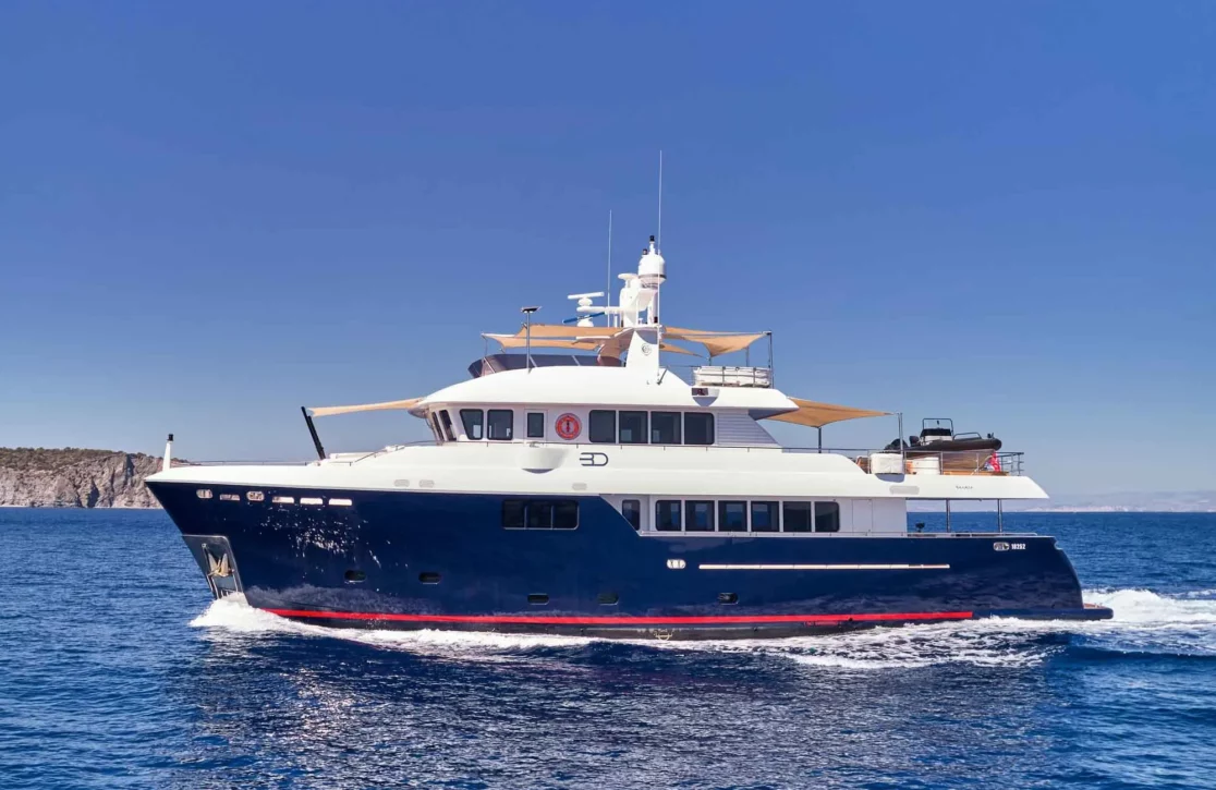 An image of 3d yacht