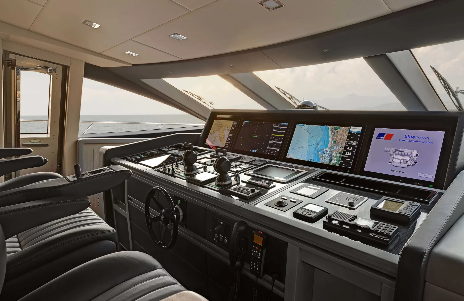 A preview of interior Bridge driving area