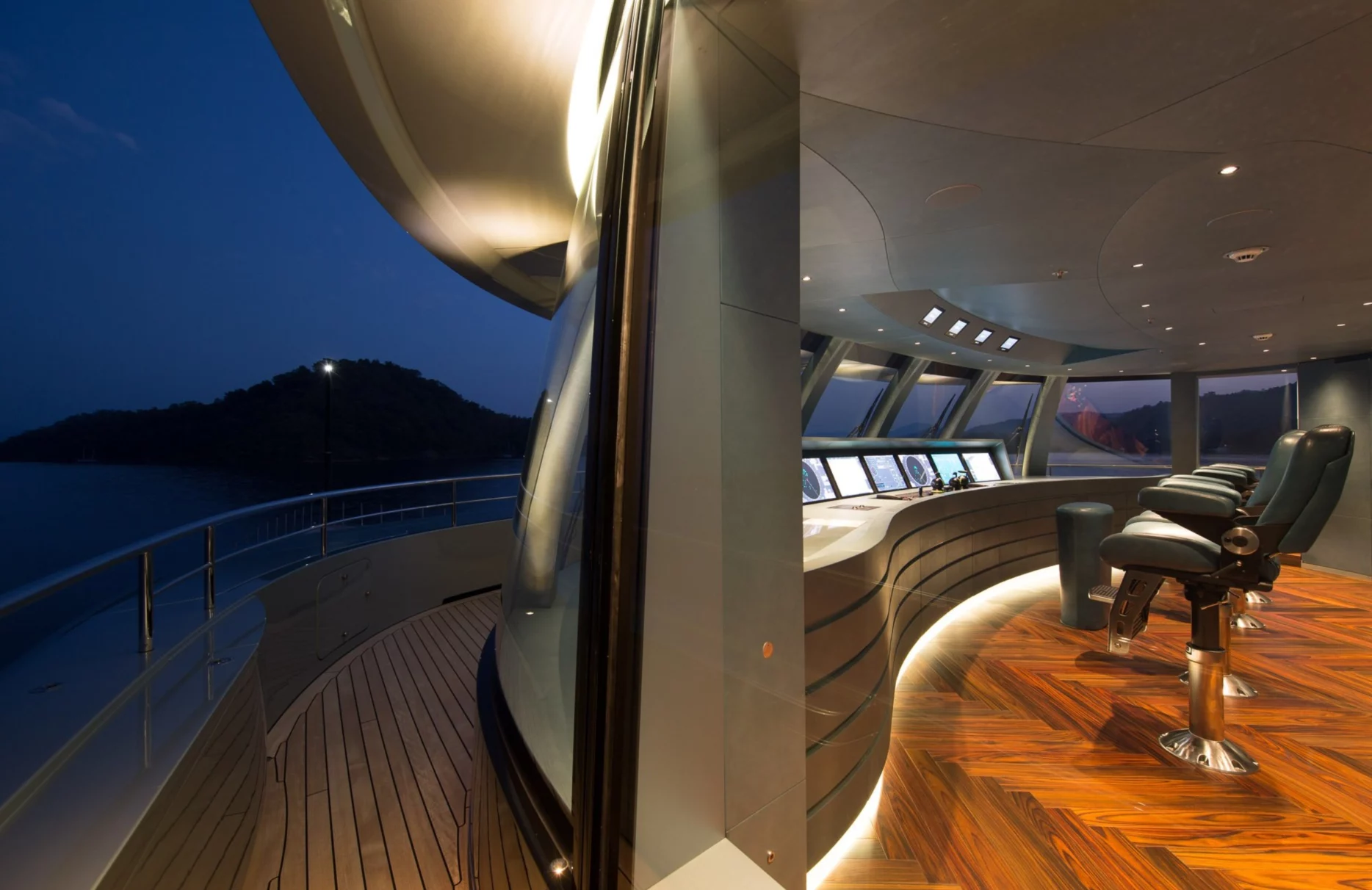 A preview of interior Bridge driving area