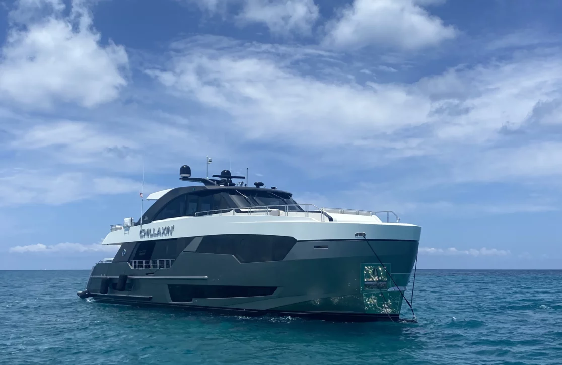 An image of Chillaxin’ yacht
