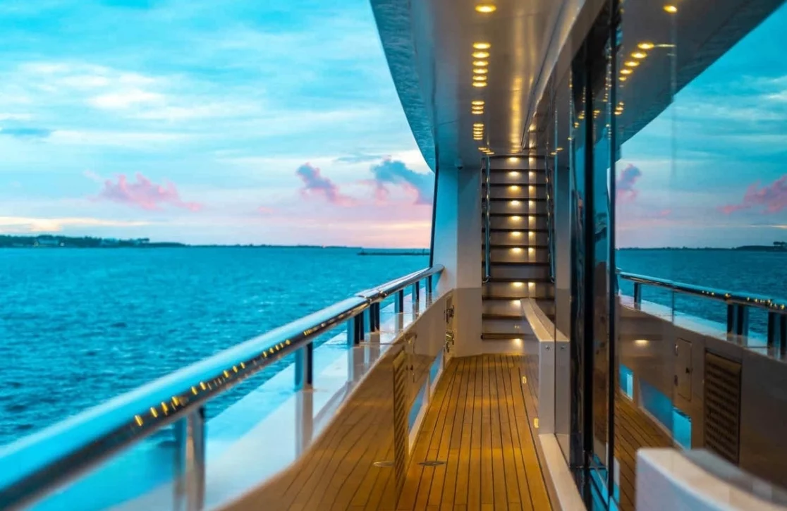 An image of Babas yacht