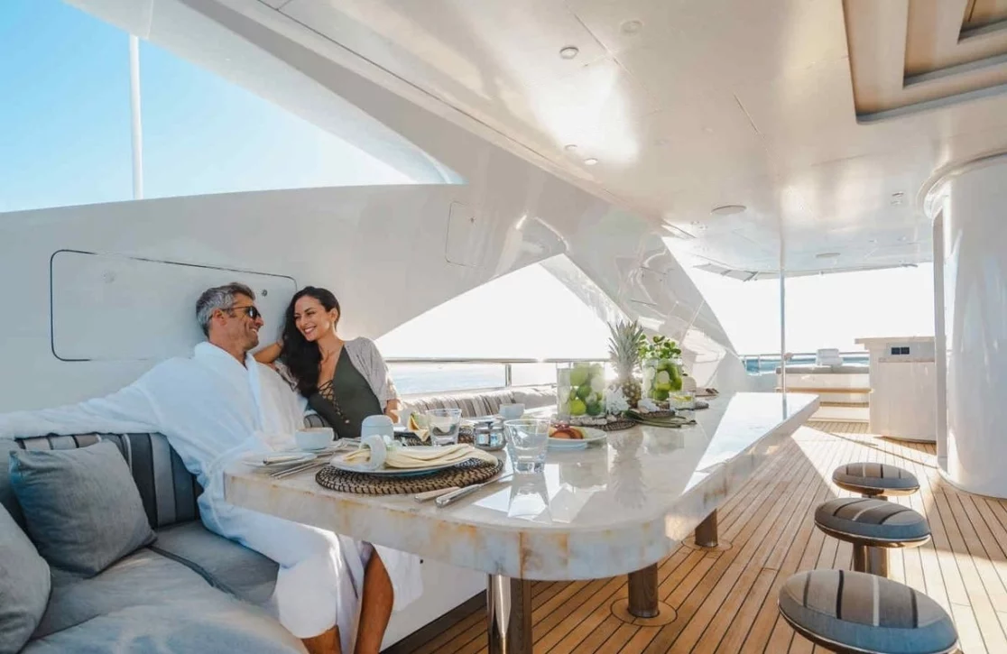 An image of Babas yacht