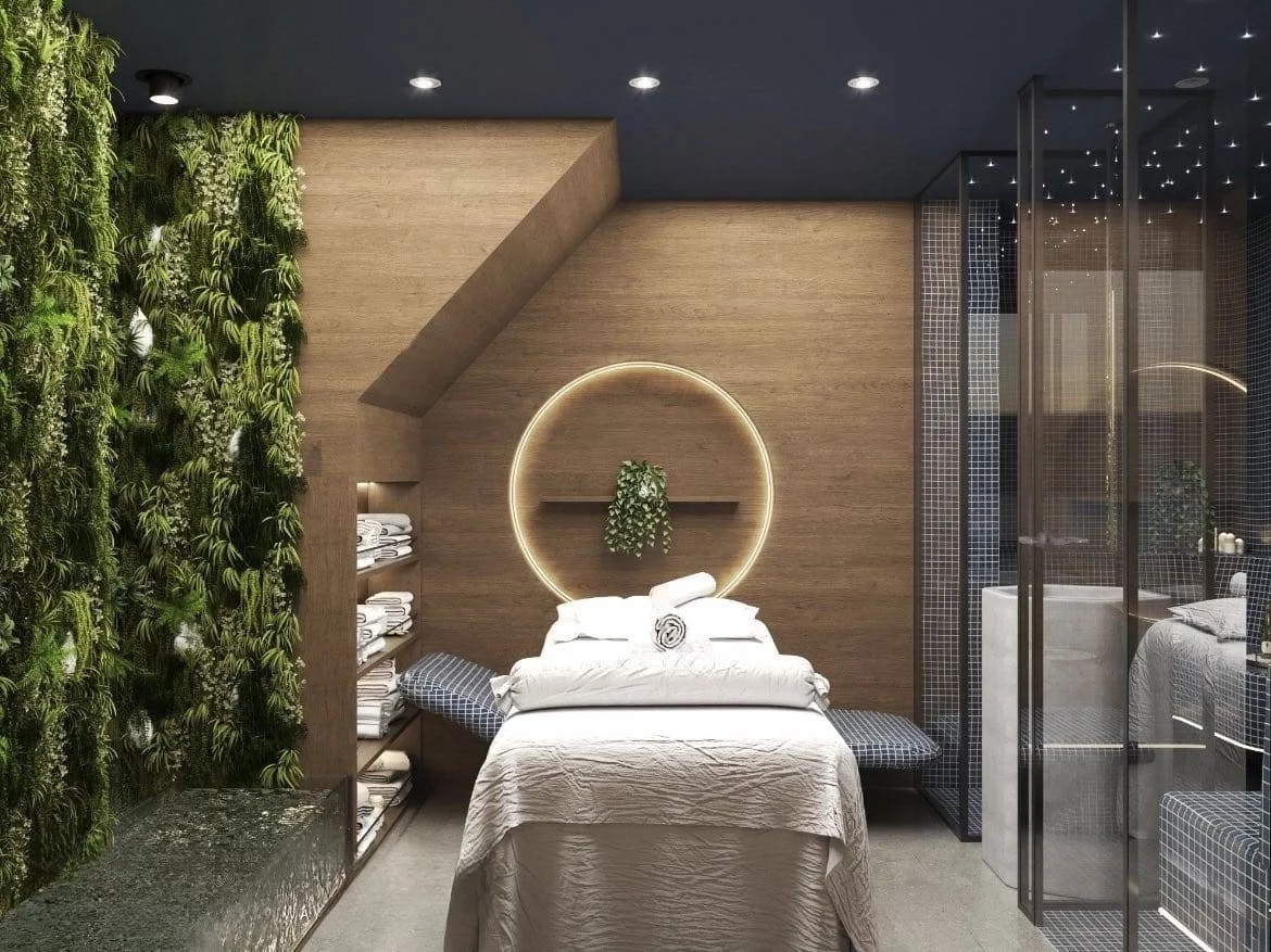 A preview of interior Spa massage room