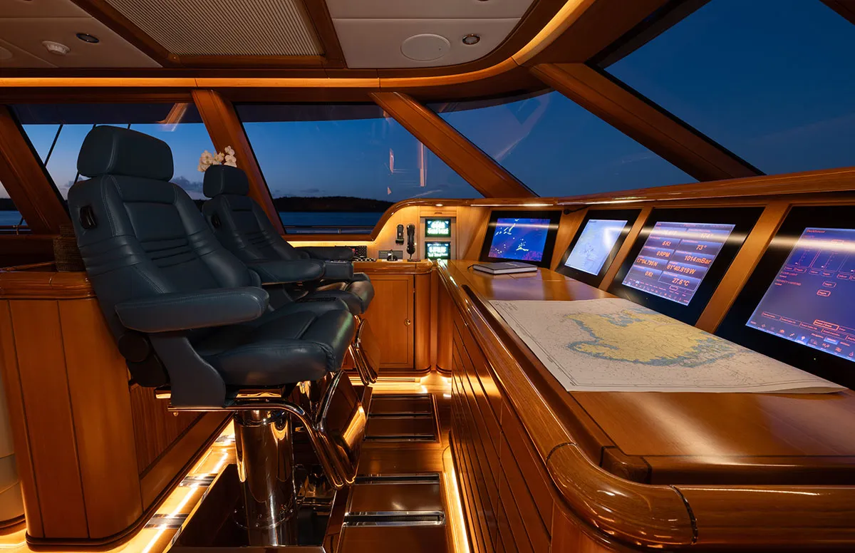 A preview of interior Bridge driving area