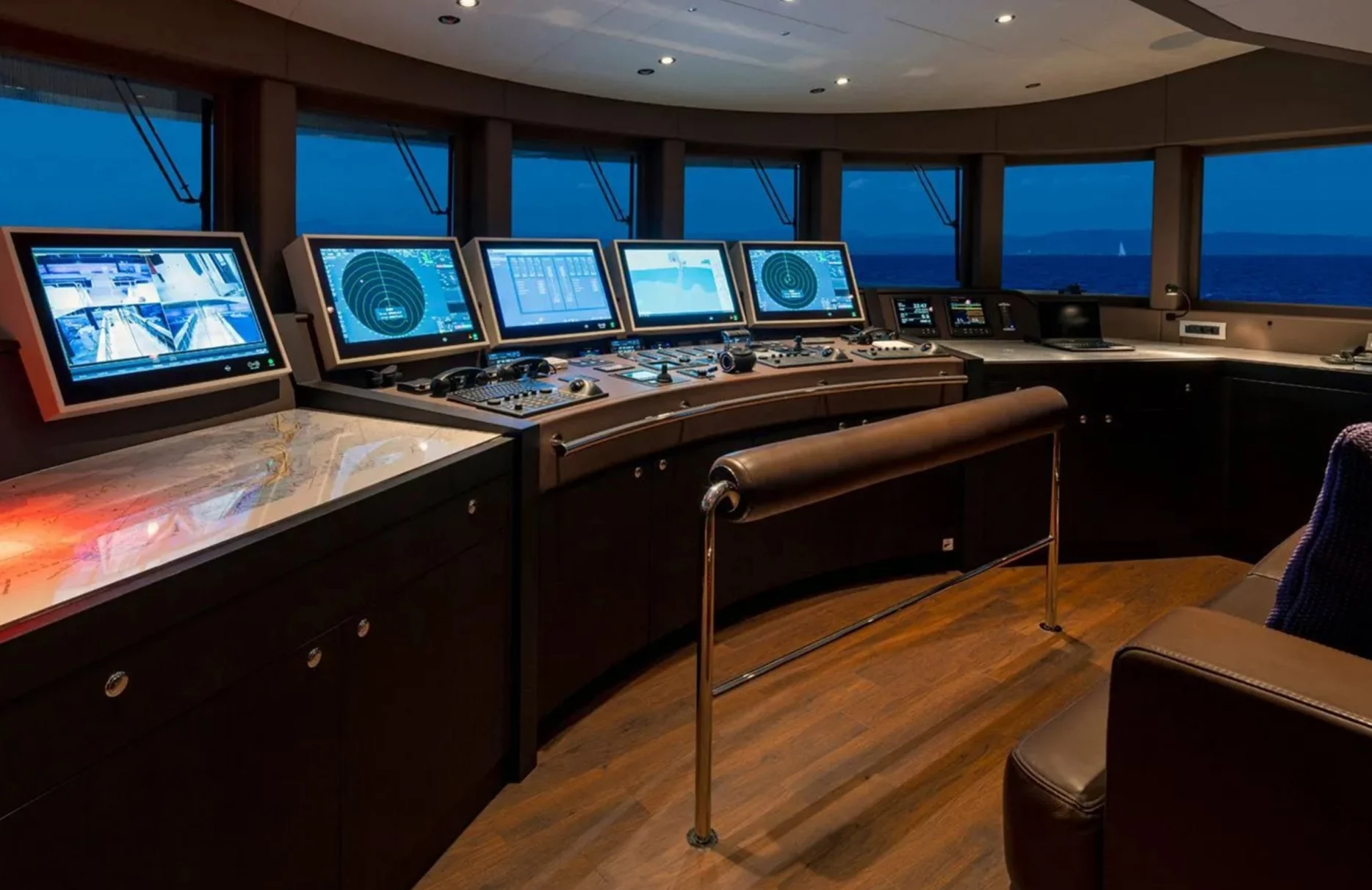 A preview of interior Bridge driving area
