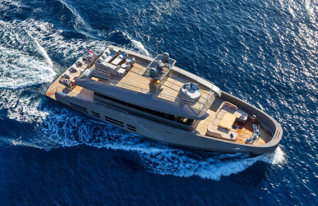 An image of Kokonut’s Wally yacht