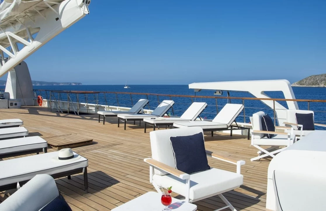 An image of Le Ponant yacht