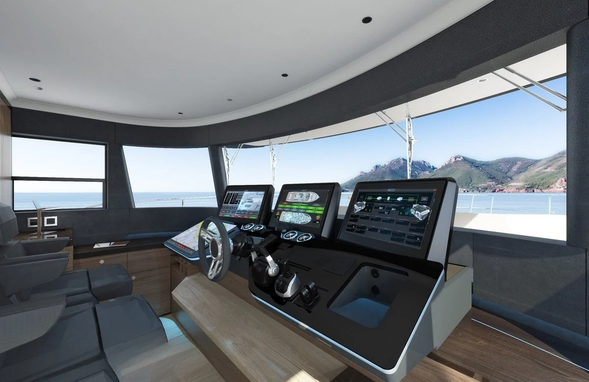 A preview of interior Bridge driving area