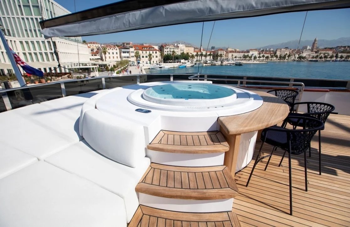 An image of Scorpios yacht
