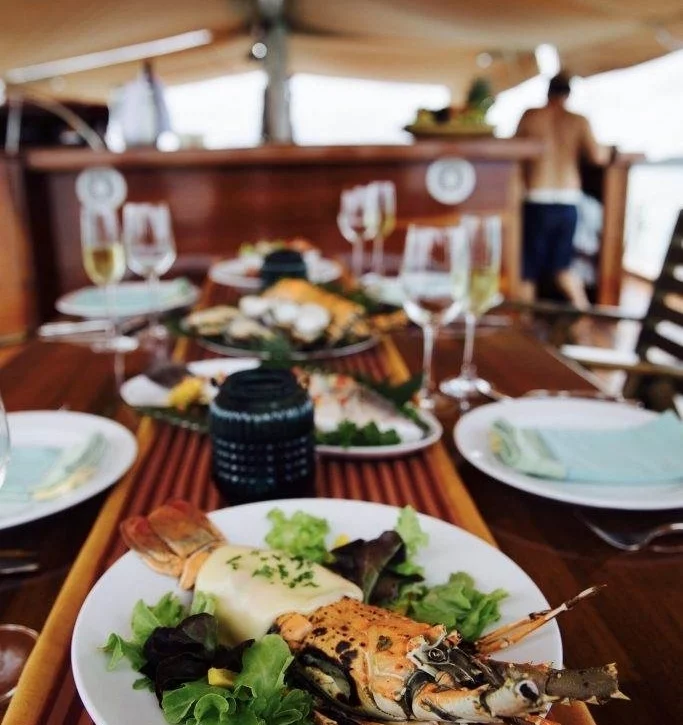 An image of The Blue yacht
