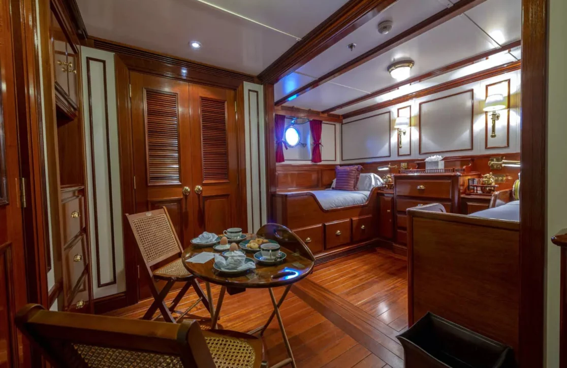 An image of Steel yacht