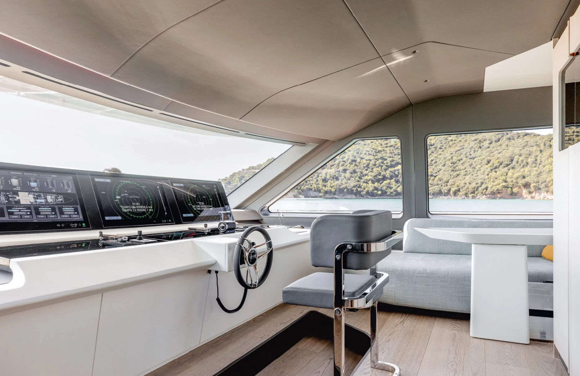 A preview of interior Bridge driving area