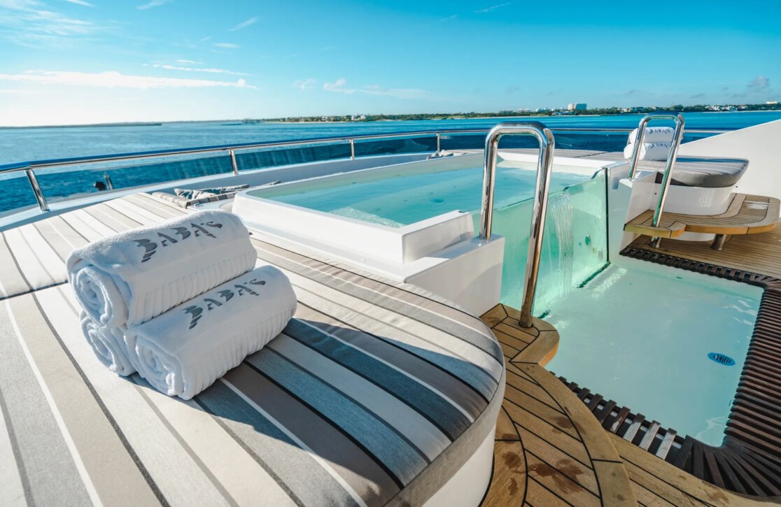 An image of Babas yacht