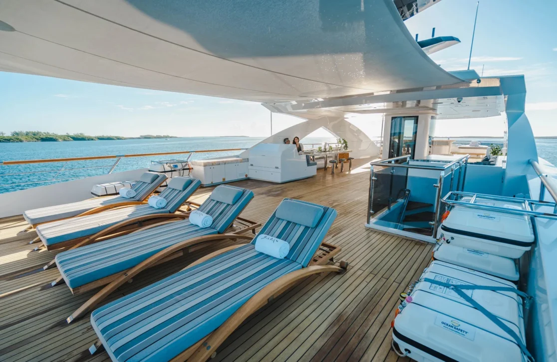 An image of Babas yacht