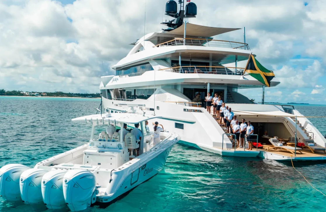 An image of Babas yacht