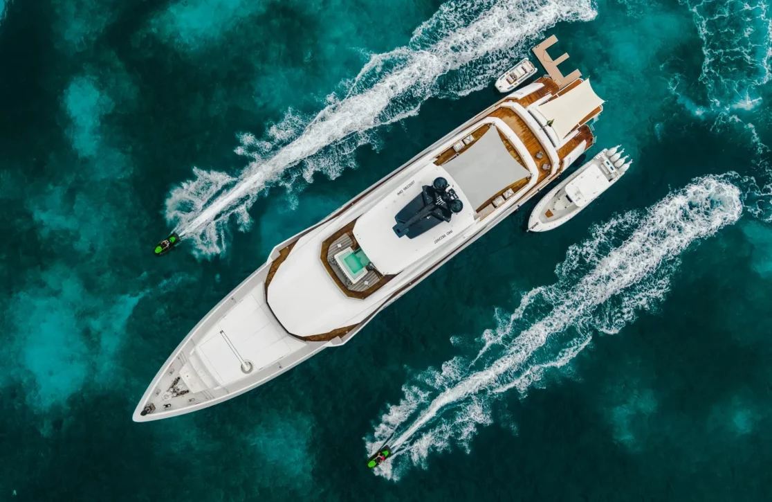 An image of Babas yacht