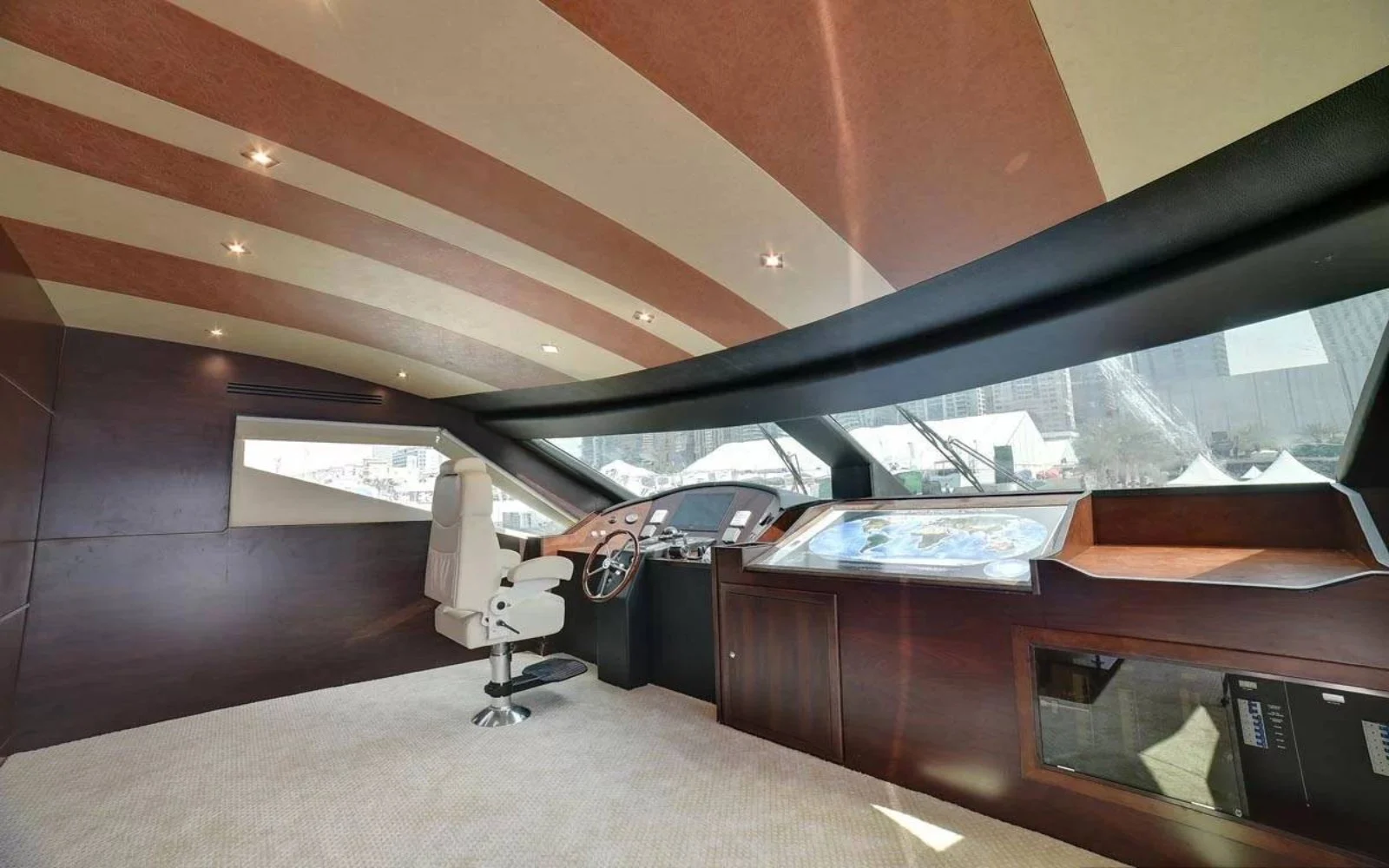 A preview of interior Bridge driving area