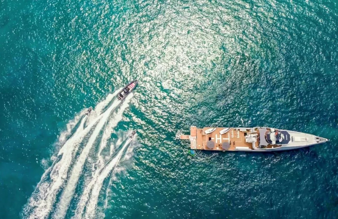 An image of Bad Company Support yacht
