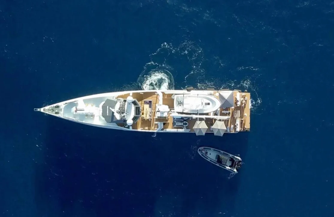 An image of Bad Company Support yacht