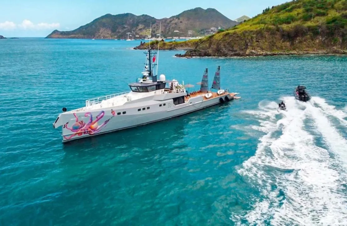 An image of Bad Company Support yacht
