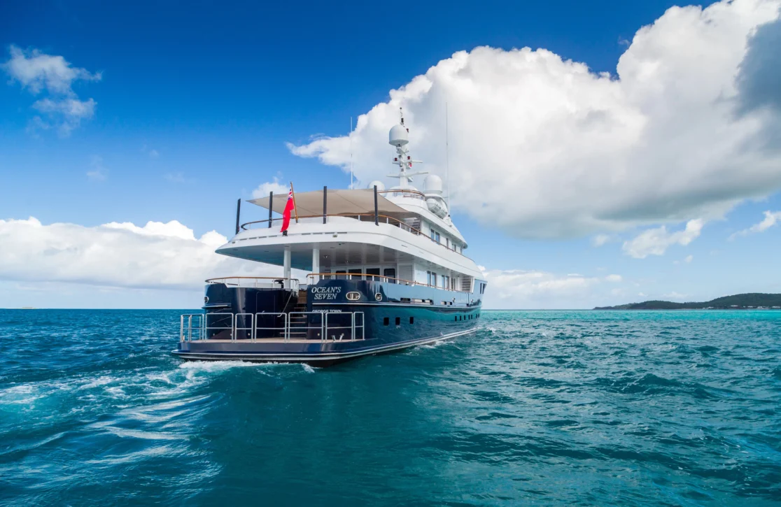 An image of Ocean’s Seven yacht