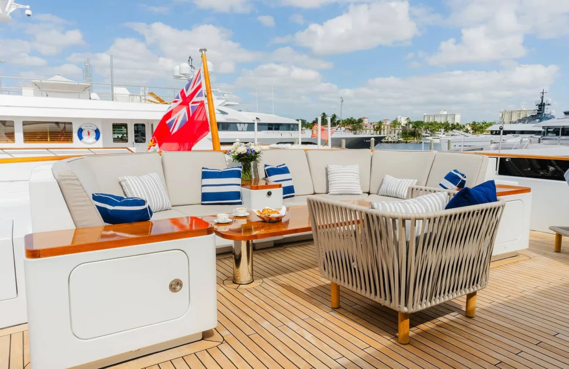 An image of Ocean’s Seven yacht