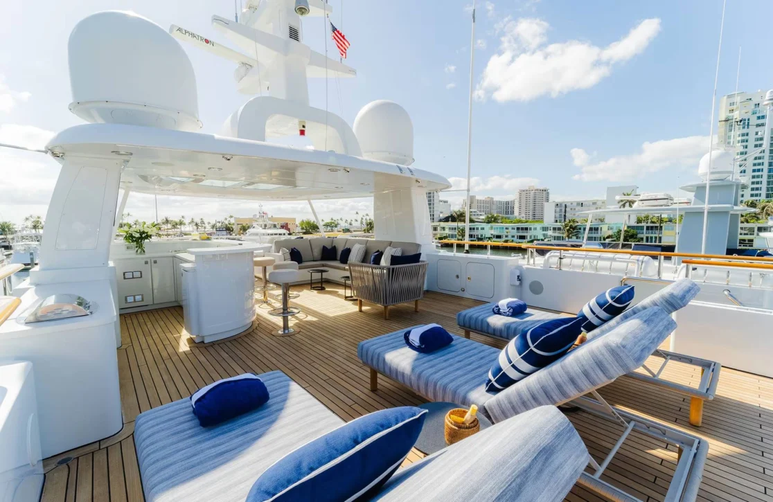 An image of Ocean’s Seven yacht