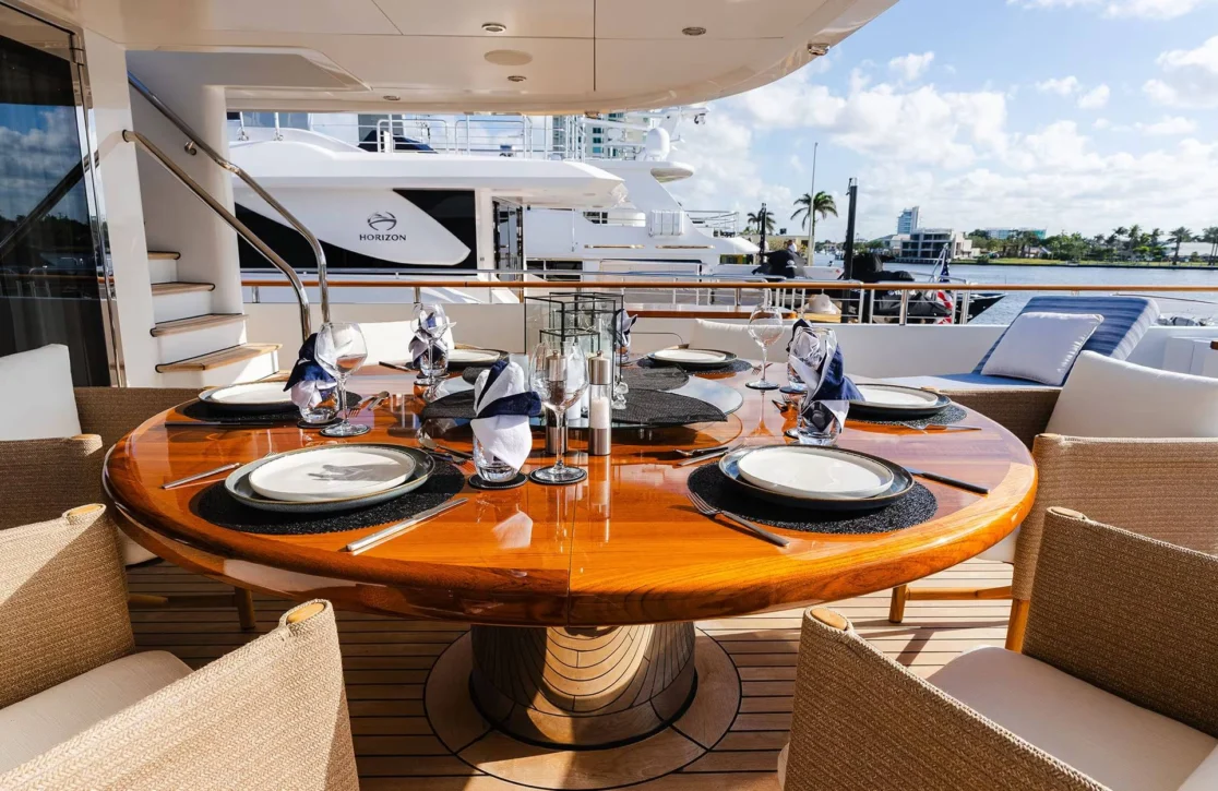 An image of Ocean’s Seven yacht