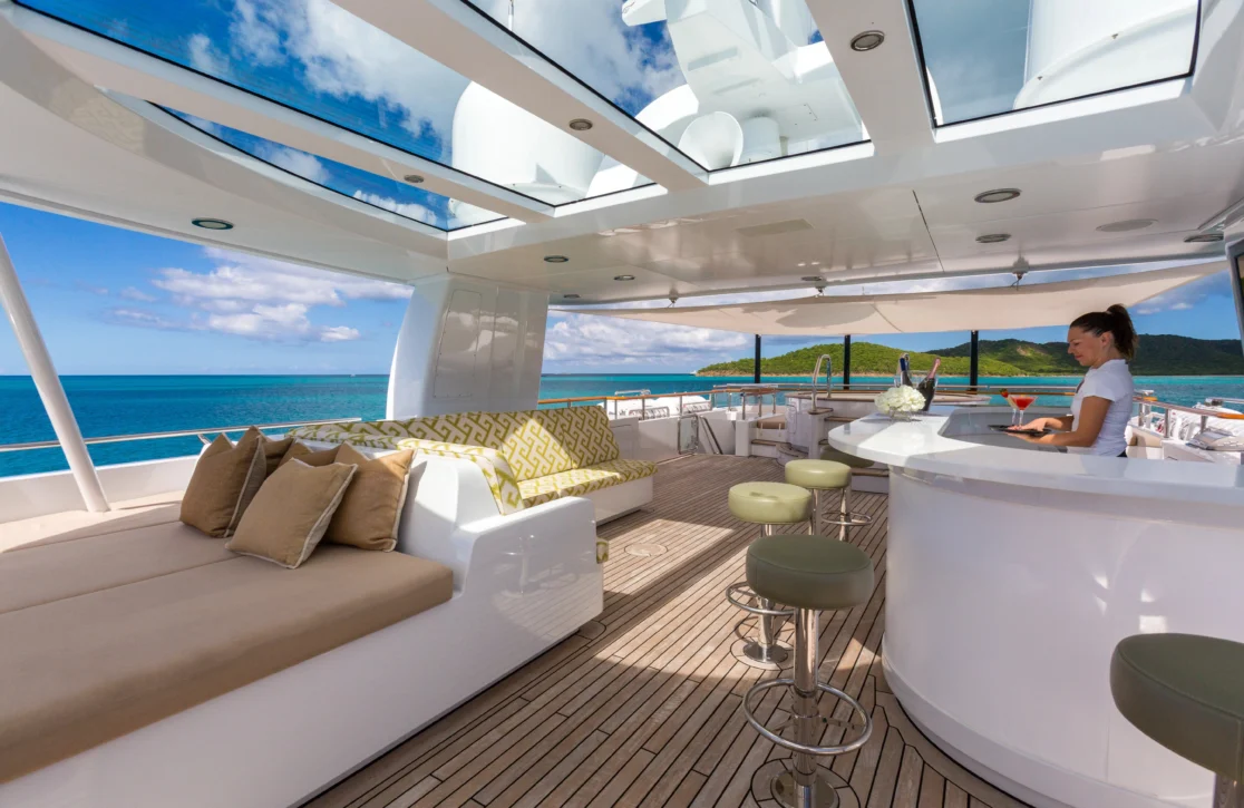 An image of Ocean’s Seven yacht