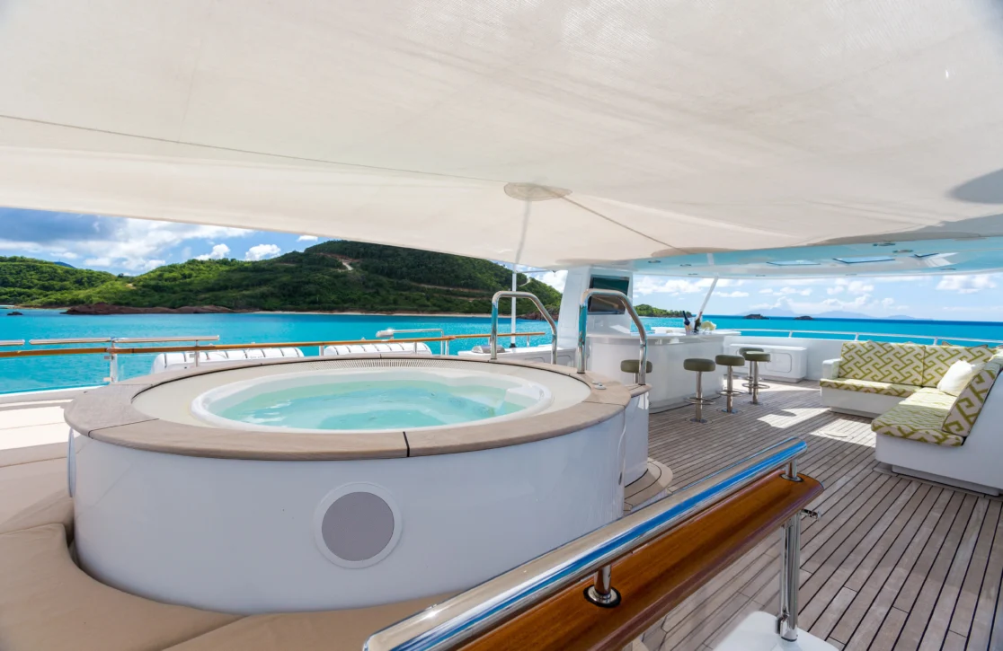 An image of Ocean’s Seven yacht