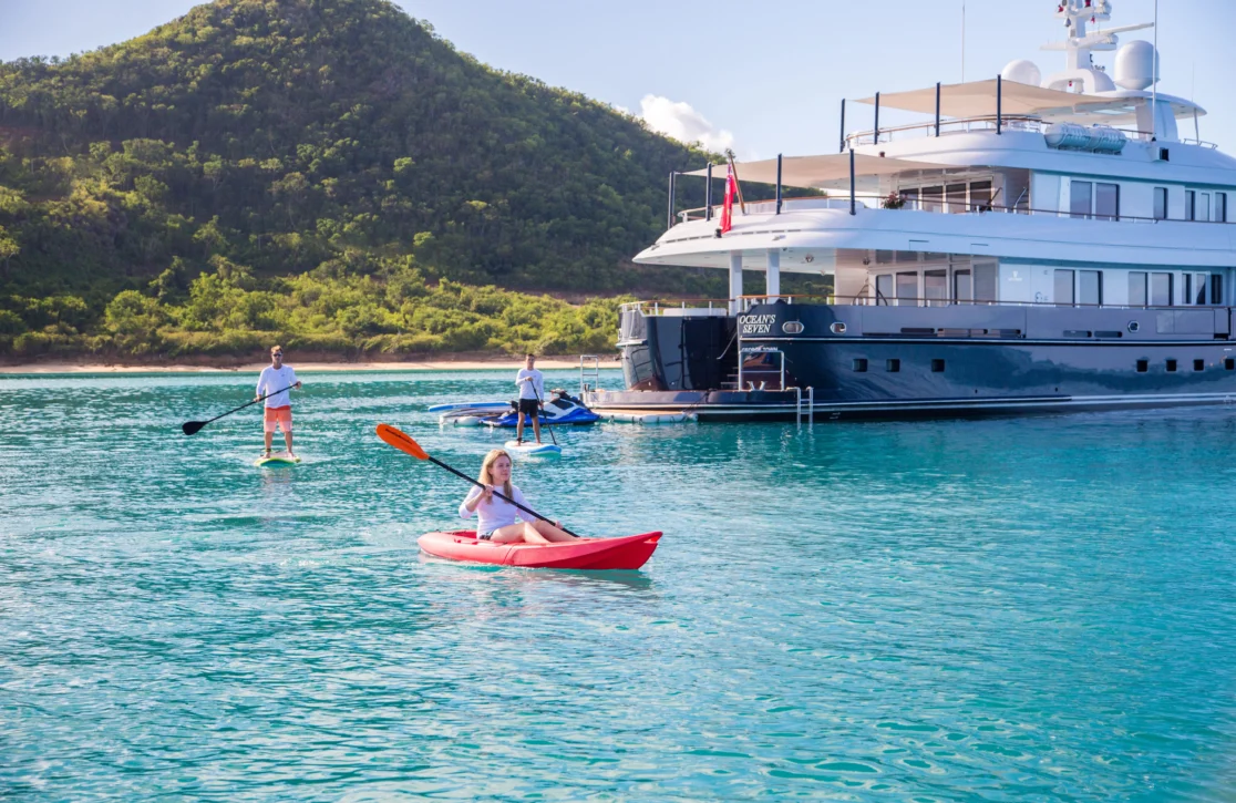 An image of Ocean’s Seven yacht