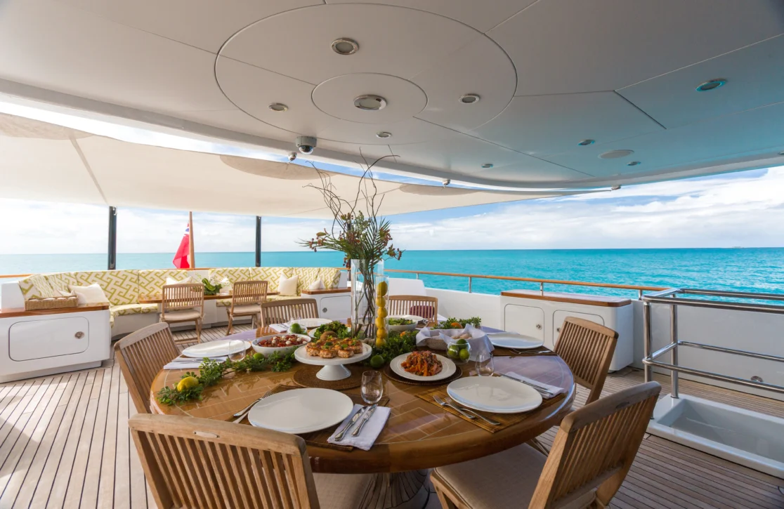 An image of Ocean’s Seven yacht