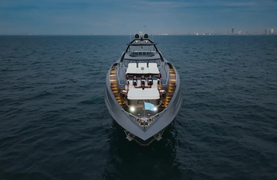 An image of Santorini yacht