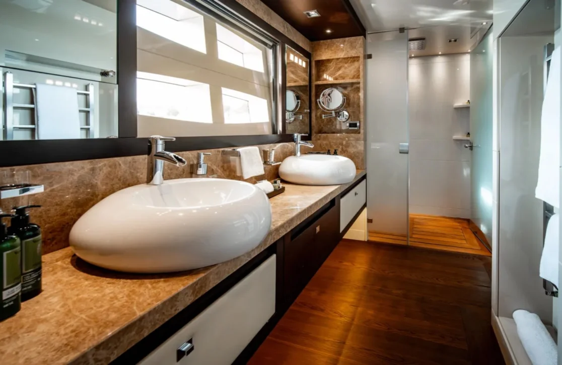 An image of Santorini yacht