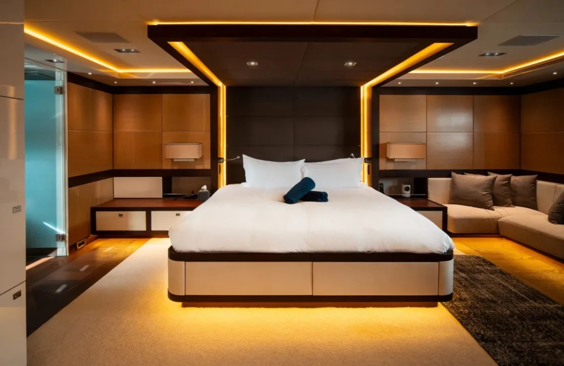 An image of Santorini yacht