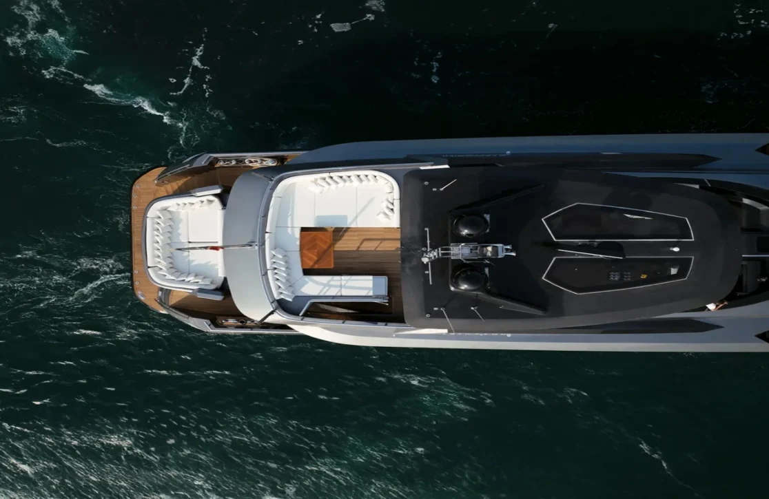 An image of Santorini yacht