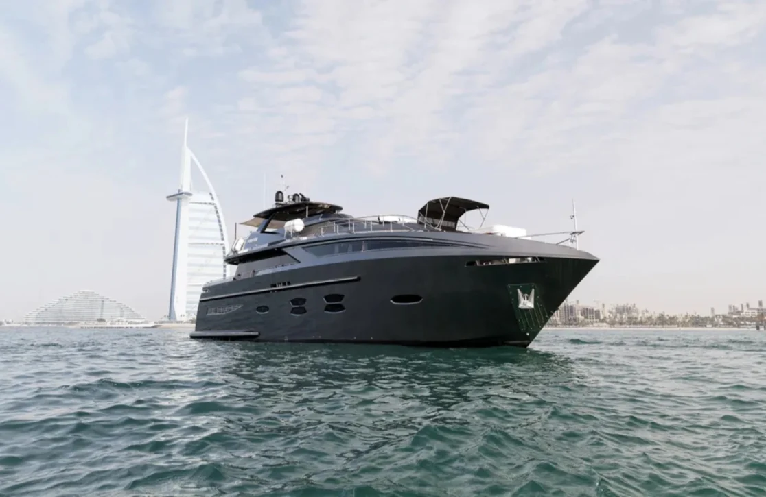 An image of Santorini yacht