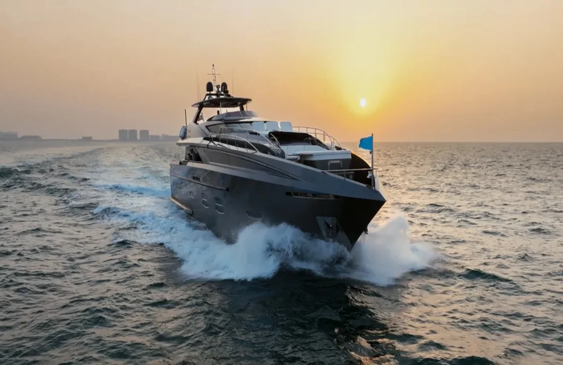 An image of Santorini yacht