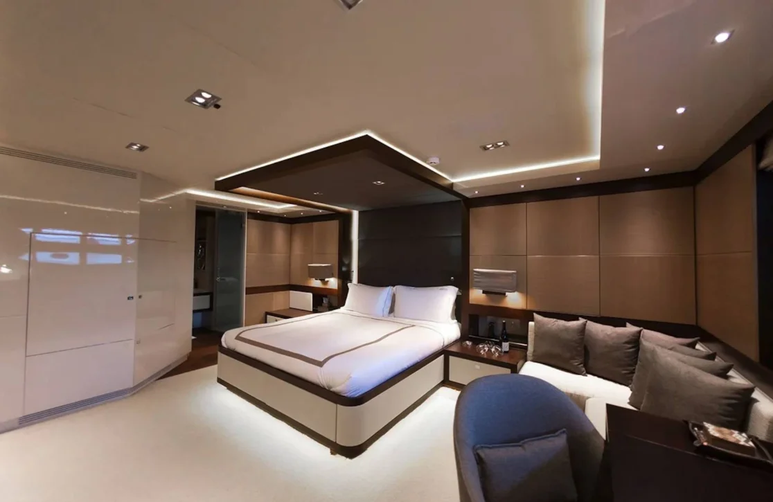An image of Santorini yacht