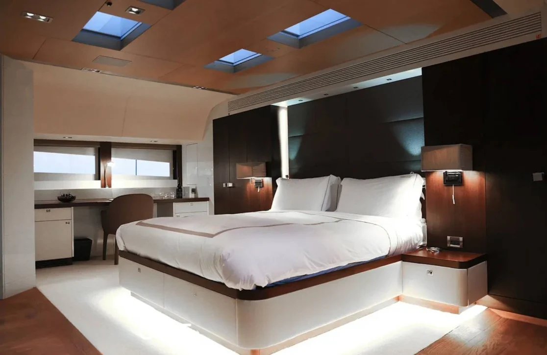 An image of Santorini yacht