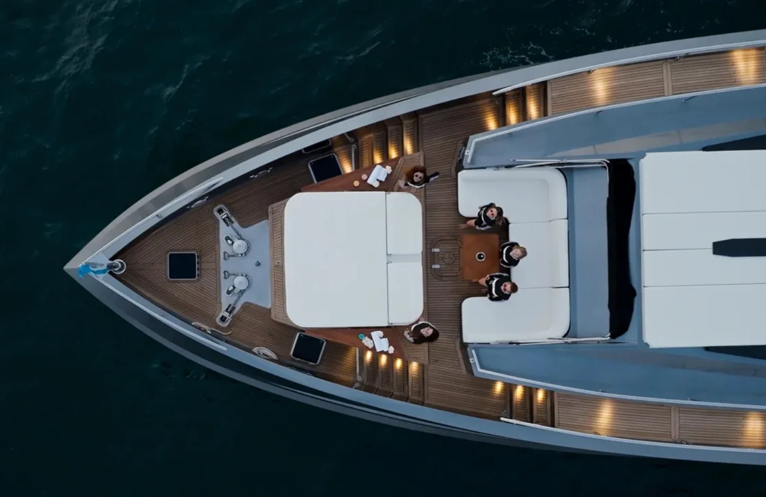 An image of Santorini yacht