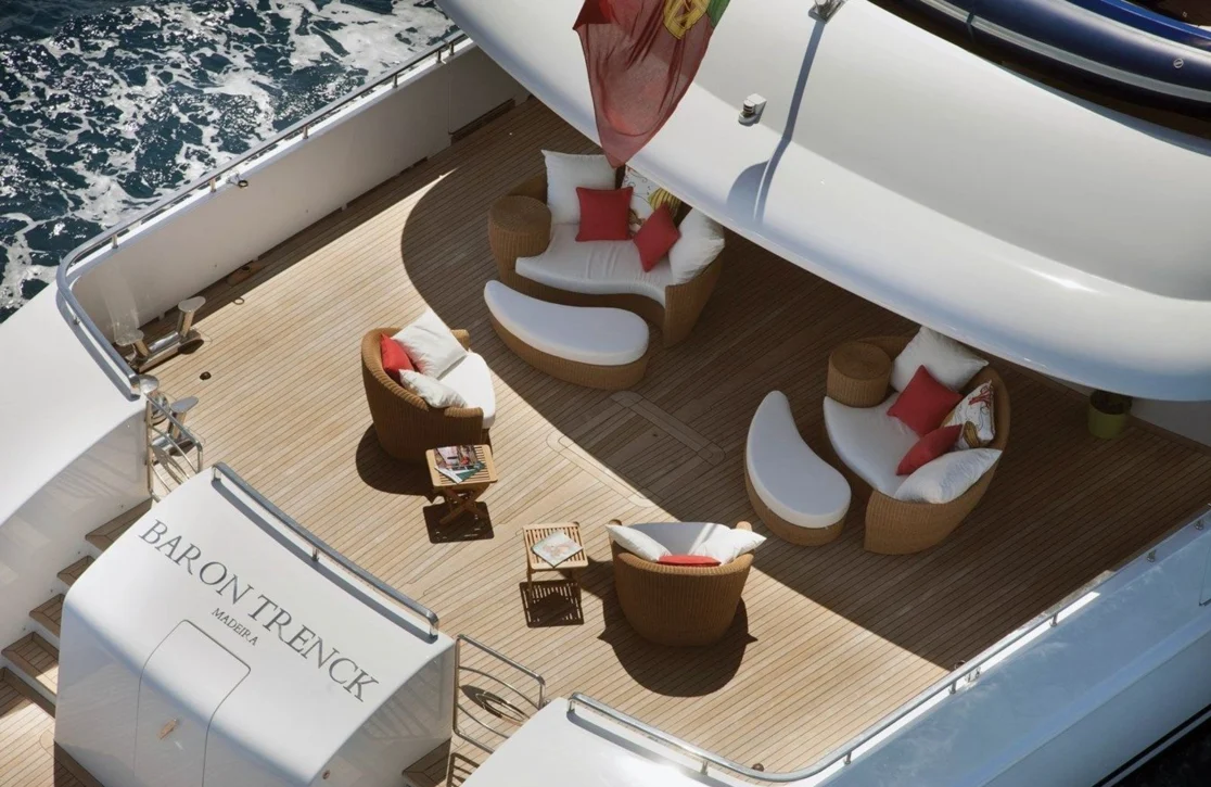 An image of Baron Trenck yacht