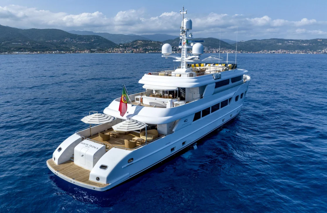 An image of Baron Trenck yacht