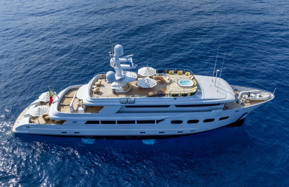 An image of Baron Trenck yacht