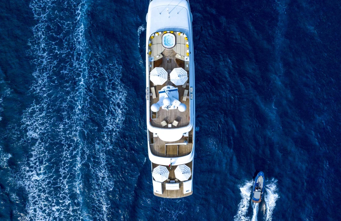 An image of Baron Trenck yacht